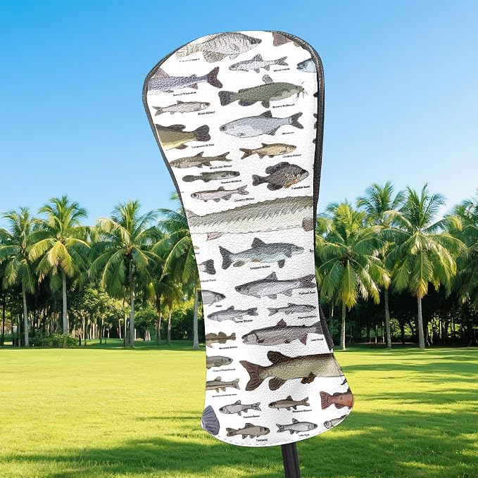 Golf Club Covers Cats Black Driver Headcover, Leather Golf Club Head Covers - Image 3