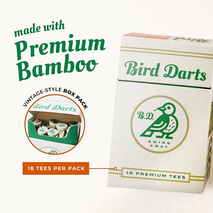 Premium Bamboo Wood Golf Tees, 18/72/180 Units, 2 ¾ Golf Tees in - Image 2