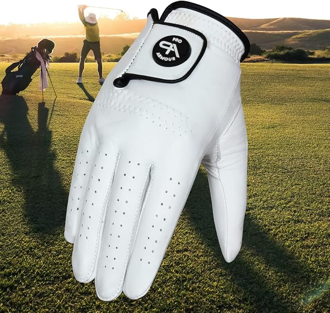 Cabretta Golf Gloves for Men, Leather Golf Gloves, Golf Gloves, cabretta by WASPRO
