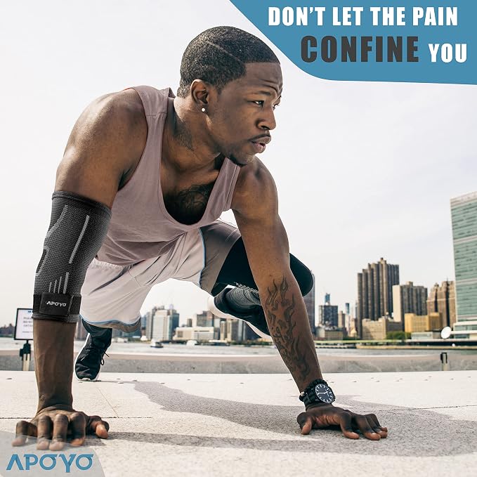 APOYO Elbow Brace for Tendonitis and Tennis Elbow, Compression Sleeve for - Image 5