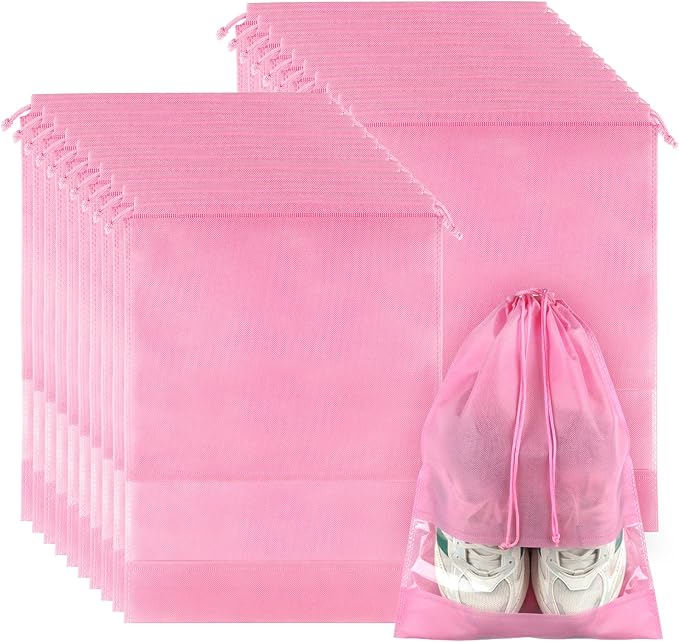 20 Pack Shoe Bags for Travel, Large Travel Shoe Bags for Packing by COIDEA