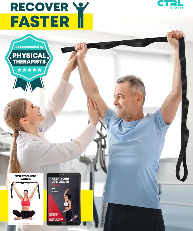 Stretching Strap Non Elastic Yoga Strap - Image 5