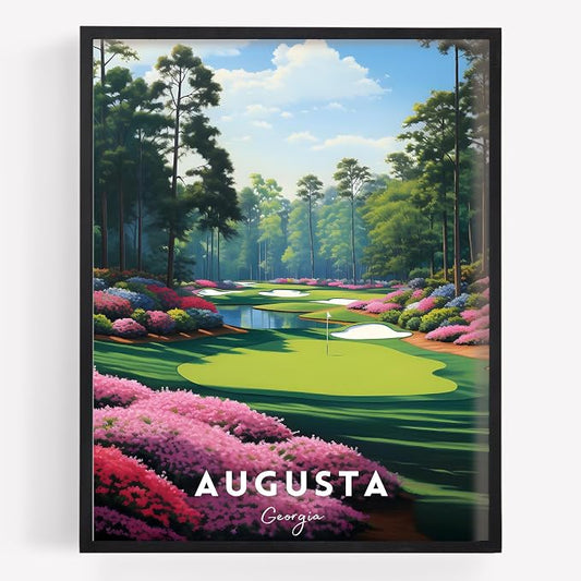 Golf Course Premium Giclee Fine Art Prints by VintBo