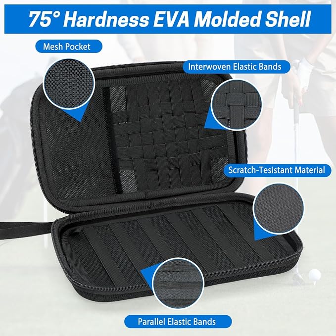 VISEMAN Golf Glove Holder Case, Golf Accessory Case - Image 4