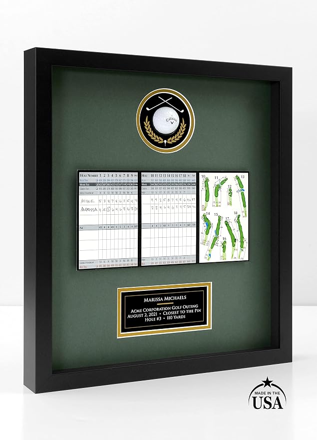 Universal Golf Achievement, Award Display Case Frame - Image 2