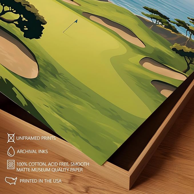 Golf Course Premium Giclee Fine Art Prints - Image 7