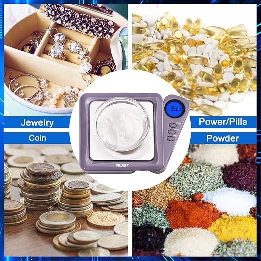 American Weigh Scales 200g x 0.01g Digital Pocket Gram Scale-Blade Series | - Image 4