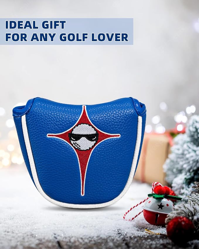 Golf Club Headcover Poker Element Embroidery Design Magnetic Closure Elegant - Image 3