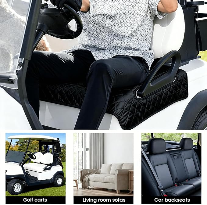 Heated Golf cart seat Cover, 3 Heating Levels and 4 Heating Zones, All-Weather - Image 5