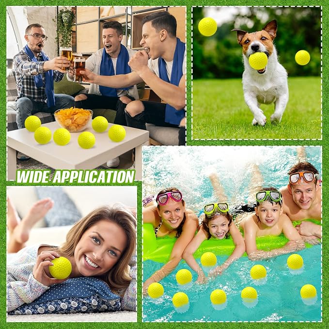 Libima 20 Pcs Mini Golf Stress Ball Bulk 2.5 Inch Foam Practice Balls Stress - Image 4