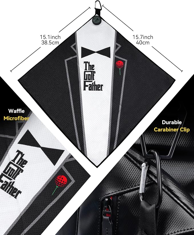 The Golf Father Golf Club Covers, Driver Fairway Hybrid Headcover, Funny Putter - Image 9