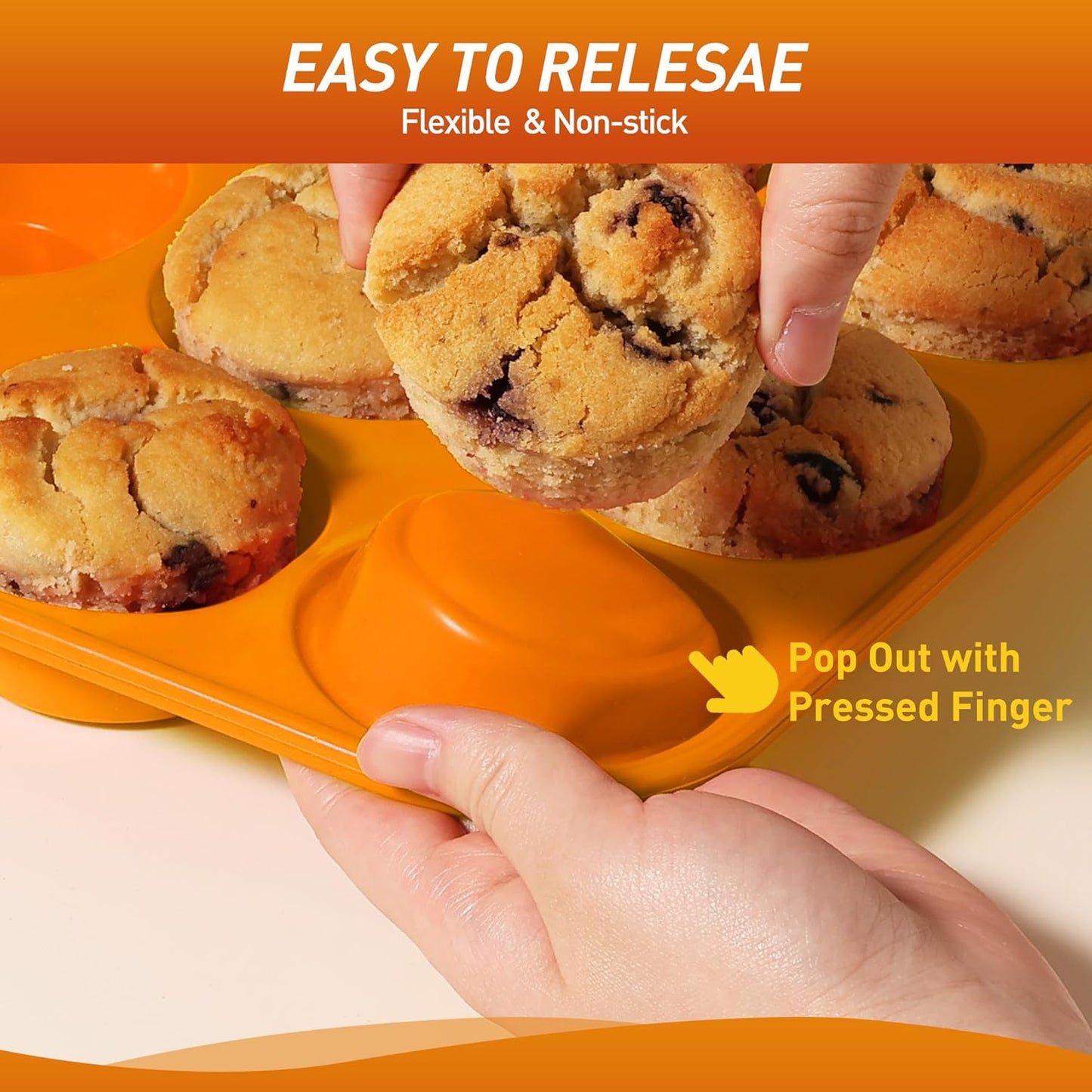 2 Pack 12 Cups Silicone Muffin Pan with Metal Reinforced Frame Regular Size Silicone Molds Cupcake Cake Baking Pans Cookie Baking Chocoflan Cupcake Mold Baking Homemade Muffins Cupcakes Egg Bites