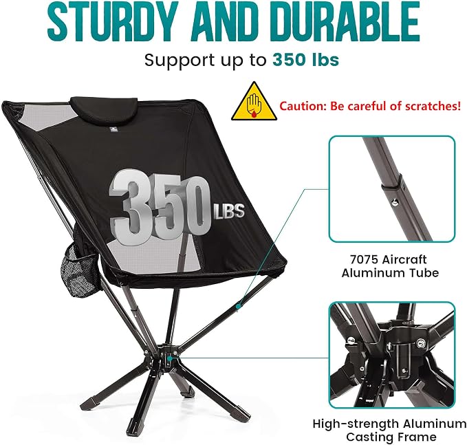 Portable High Back Camping Chair - Image 8