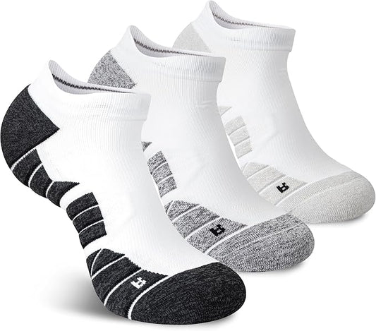 Hylaea Athletic Running Socks Cushion Padded Moisture Wicking Low Cut by Hylaea