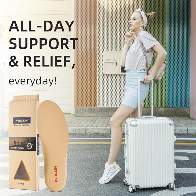 Shoe Inserts for Men and Womem Sport Shoe Insoles Memory Foam Insoles Excellent - Image 5