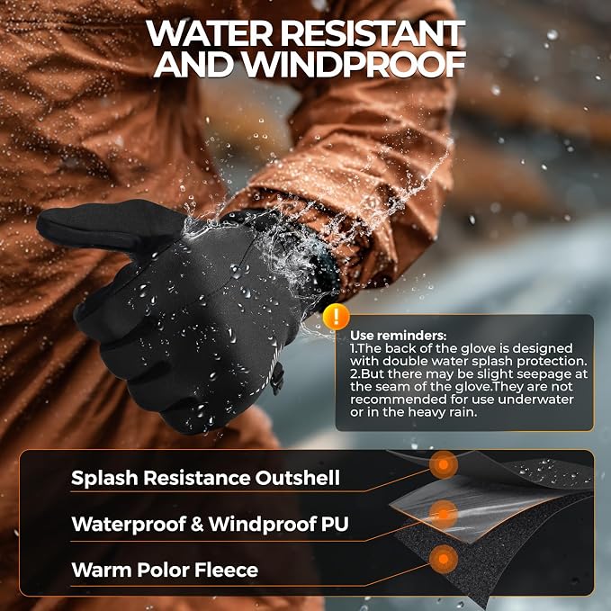 rivmount Winter Gloves Women Men - Image 4