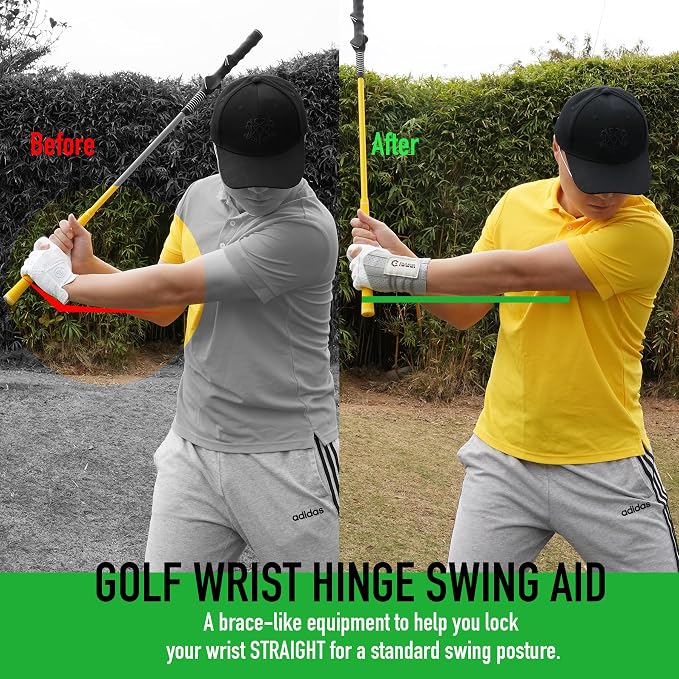 GAIARENA Golf Wrist Brace Wrist Hinge Swing Aid, Efficient Golf Swing Training - Image 2