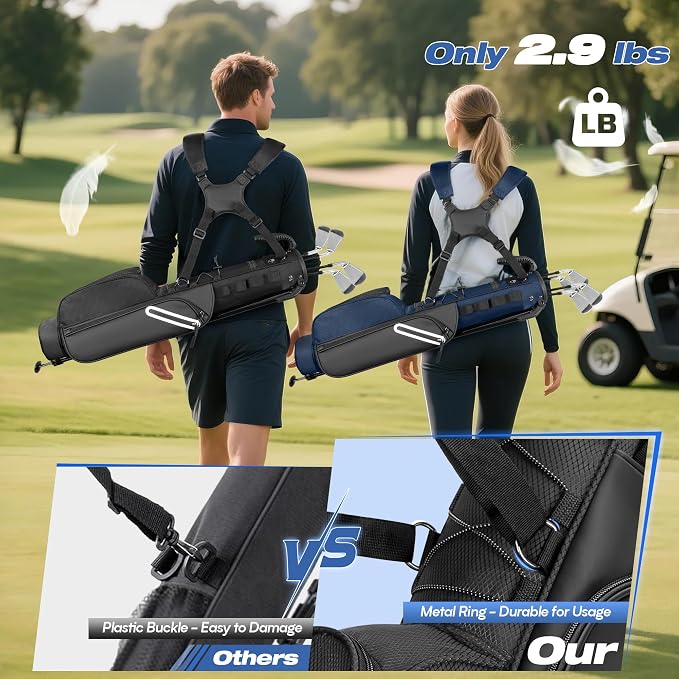 Golf Stand Bag Fit Up to 7 Clubs, Compact Design - Image 4