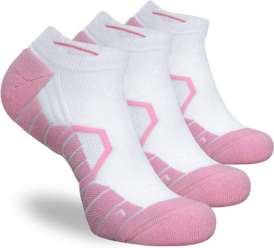 Hylaea Athletic Running Socks Cushion Padded Moisture Wicking Low Cut by Hylaea
