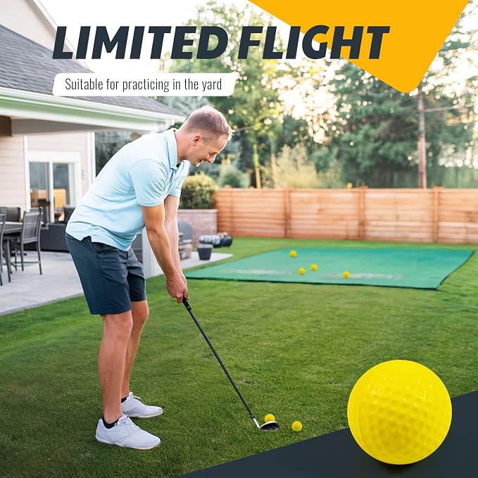 JAYA 24 Pack Foam Golf Practice Balls, Realistic Feel and Limited Flight - Image 3
