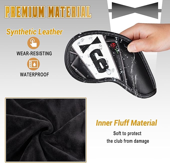 The Golf Father Golf Club Covers, Driver Fairway Hybrid Headcover, Funny Putter - Image 3