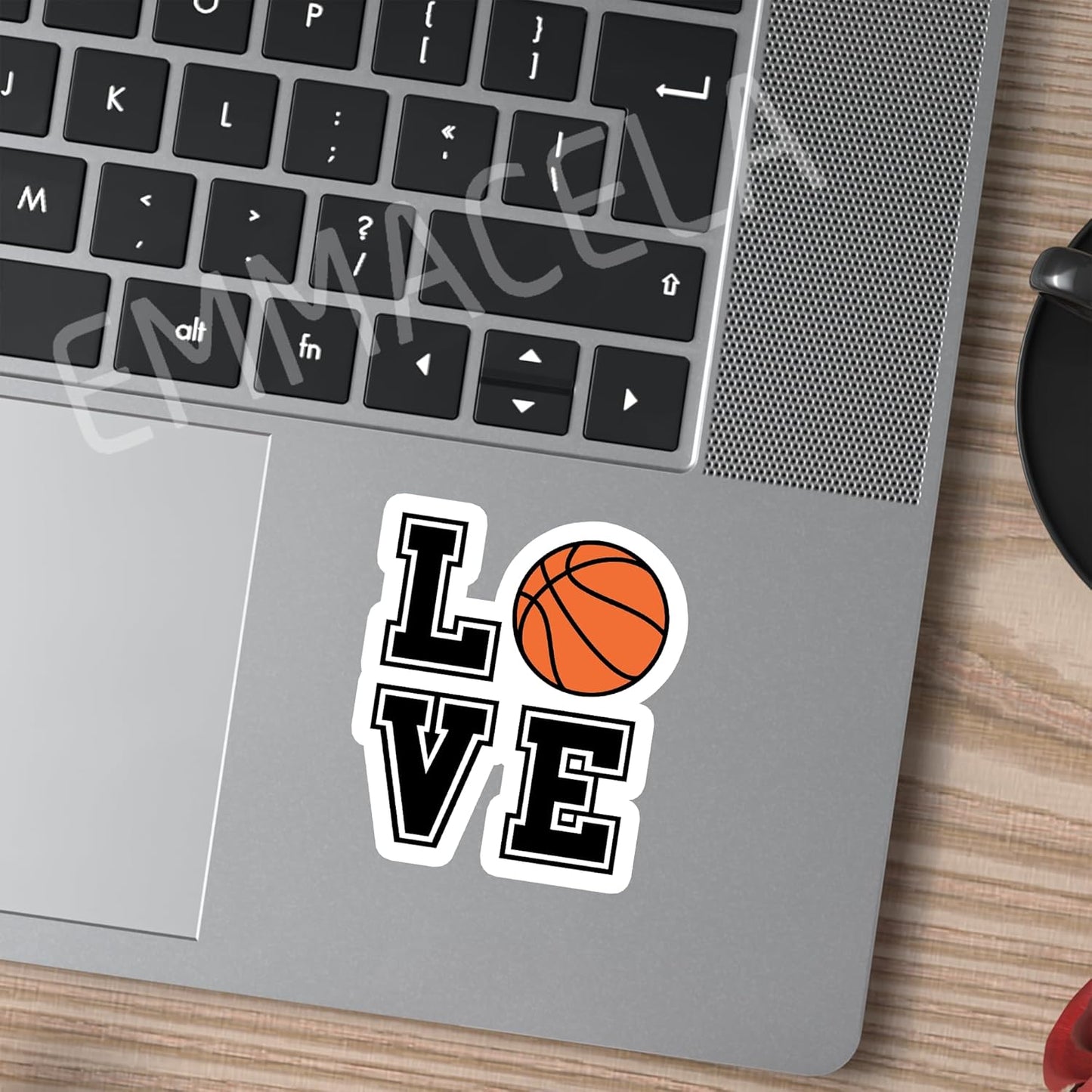 (3PCS) Basketball Stickers – Love Basketball Vinyl Decals for Coaches, Players, Fans – Sports Stickers for Water Bottles, Laptops, Tumblers, 3 x 2.5 Inch