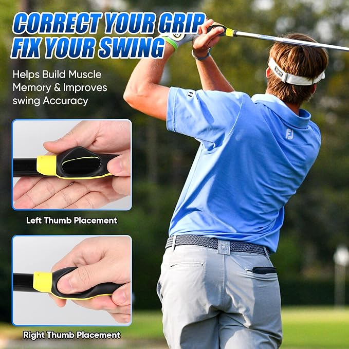 Golf Grip Trainer for Right & Left Hand, Swing Training Aid for Correct Hand - Image 3