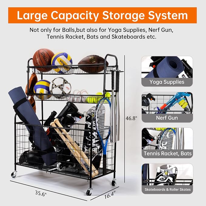 WEYMILA Sport Equipment Organizer - Image 6