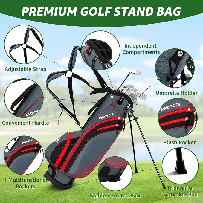 8 Pieces Complete Golf Club Set - Image 4