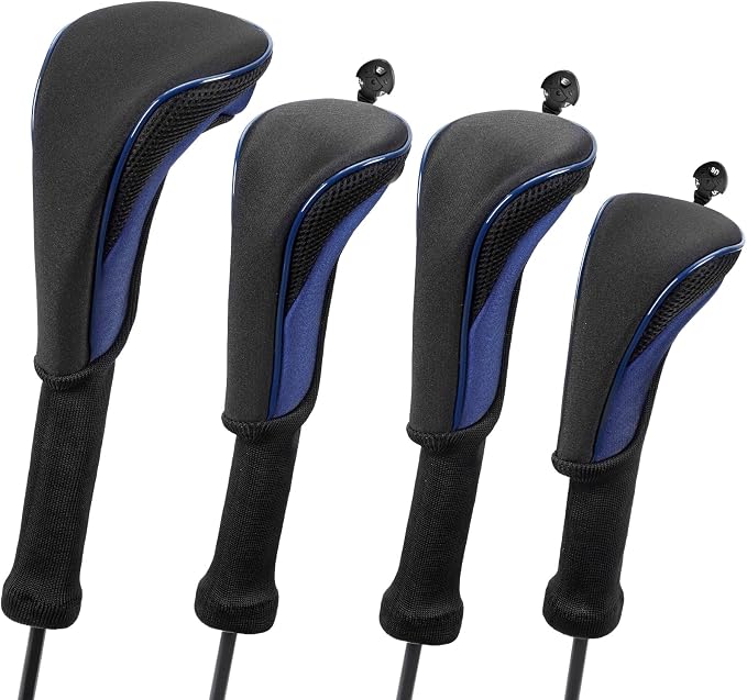 Golf Head Covers, Nylon Golf Club Head Covers by Unknown