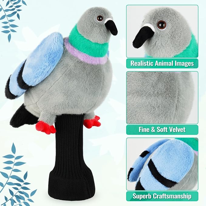 mytag Driver Head Cover, Ultra Premium Plush | Funny Driver Headcover, Tour - Image 3