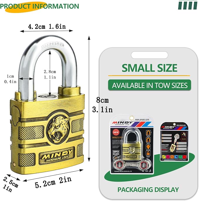 50mm Heavy Duty Waterproof Keyed Padlock - Image 3