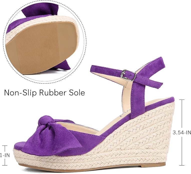 girgod Espadrilles Wedge Sandals - Image 2