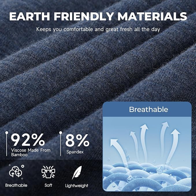 BAMBOO COOL Men's Ultra ComfortSoft Underwear, Moisture Wicking & Breathable No - Image 5