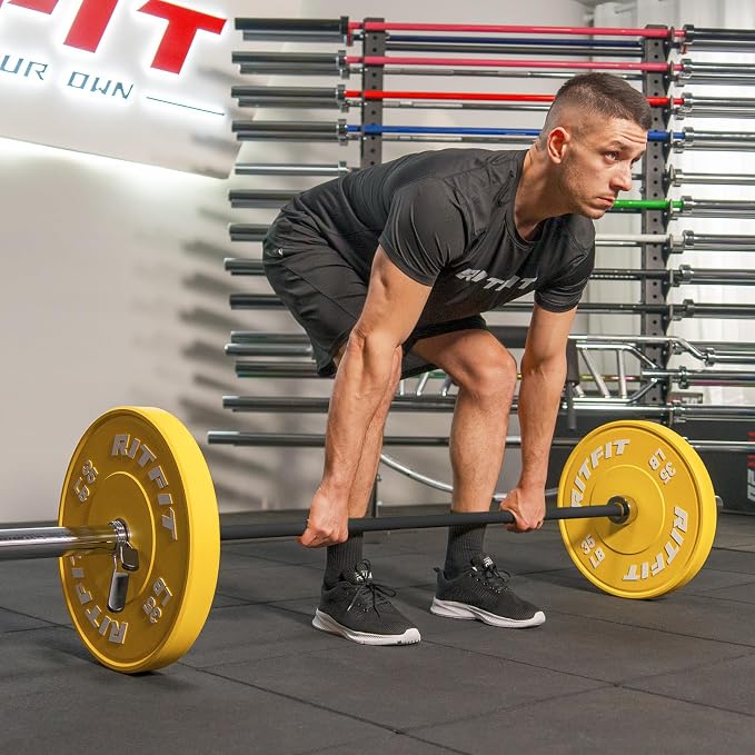 RITFIT 7FT Olympic Barbell for Strength and Weightlifting Training - Image 8