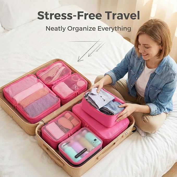 6 Set Compression Packing Cubes - Image 5