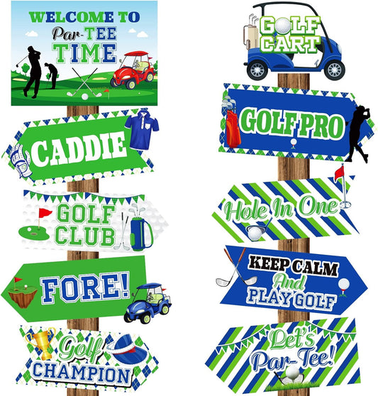 20 Pieces Golf Party Sign Golf Party Photo Booth Props Funny Decorations Themed Favors Centerpiece for Themed Birthday Decor