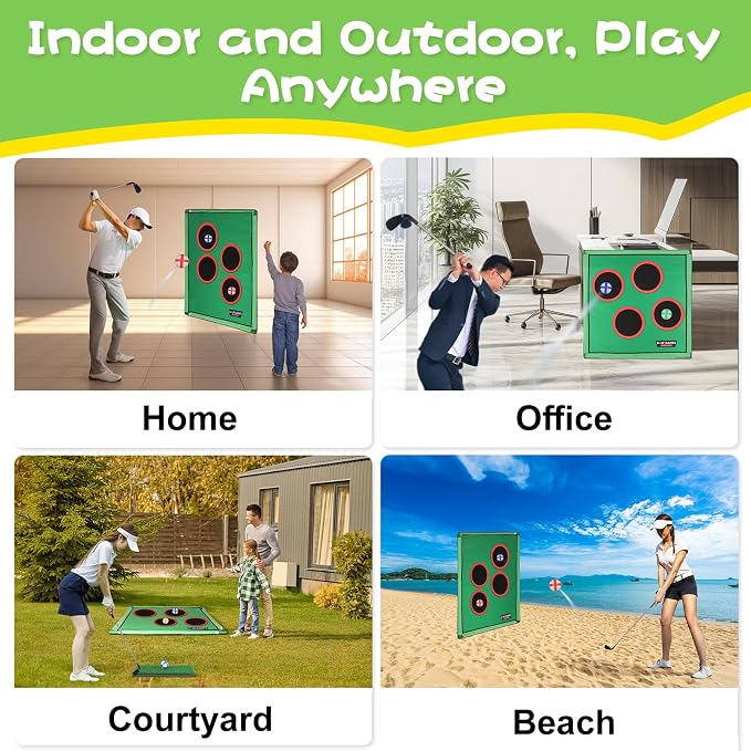 Golf Chipping Game for Outdoor Indoor: Backyard Golf Games for Kids & Adults - Image 7