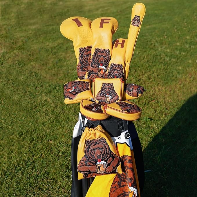 Golf Club Head Cover Golf Head Cover Driver Headcover Fairway Wood Headcover - Image 3