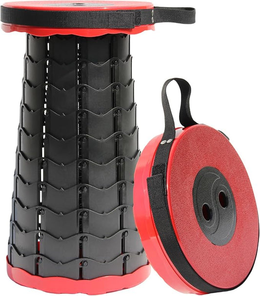 ALEVMOOM Upgraded Nylon Collapsible Stool by Wemakeitbetter