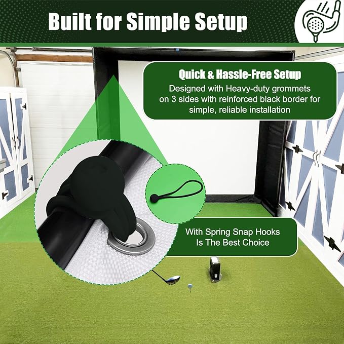 Golf Impact Screen Double Layer – Low Noise on Impact, Durable Grommets - Image 7