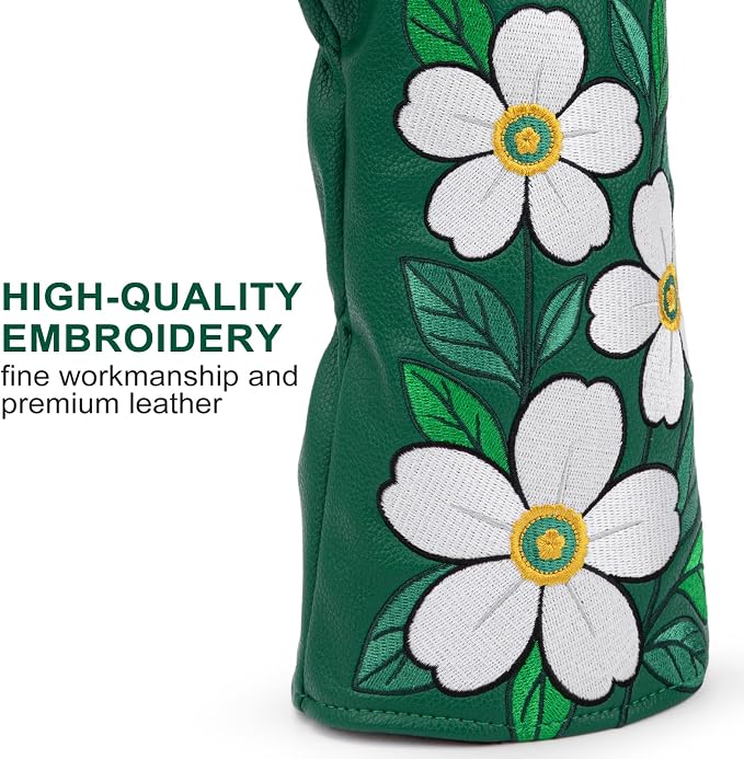 Golf Club Covers Driver Headcovers Fairway 3 Wood Headcover Hybrid Cover Faux - Image 2