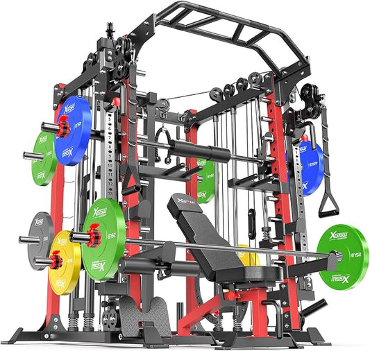 Smith Machine，Multi-Function Squat Rack Power Cage by Specializedfitnessequipment