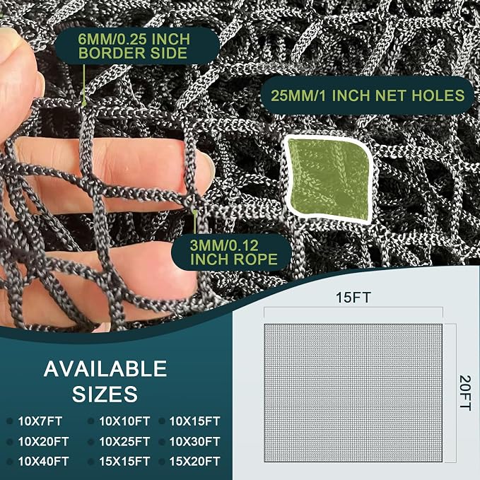 Golf Netting 7Ft, 20Ft Golf Practice Net - Image 3