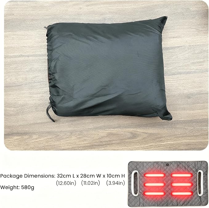 Heated Golf cart seat Cover, 3 Heating Levels and 4 Heating Zones, All-Weather - Image 9