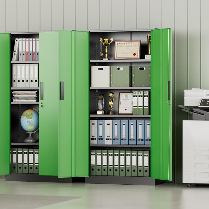 INTERGREAT Metal Storage Cabinet, Locking Tool Cabinets - Image 8