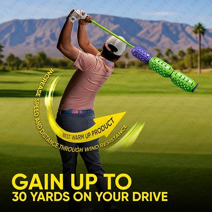Aero Stiff Shaft, Golf Training Aid and Warm Up Tool, Speed Stick - Image 6