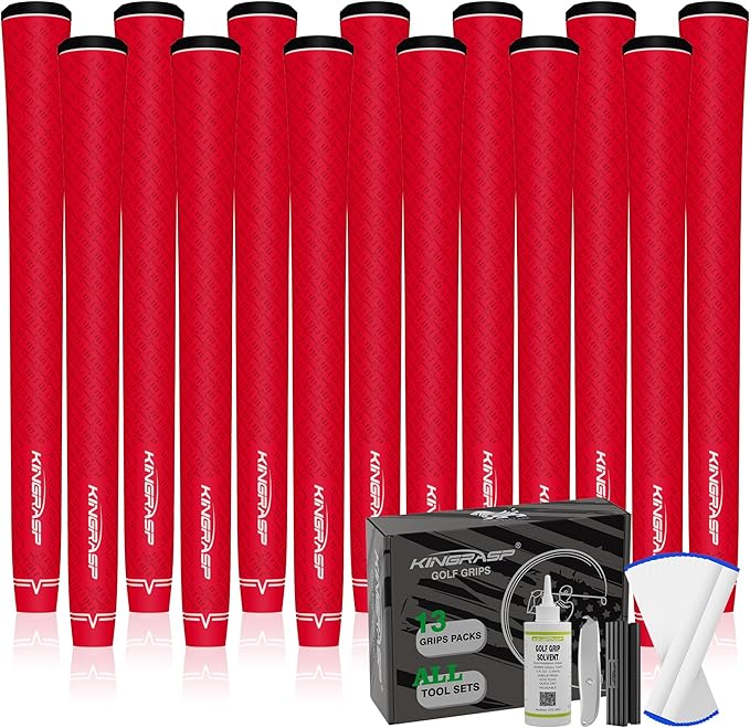 Multi Compound Golf Grips，13 Grips Set, Soft Rubber Golf Clubs Grips, Anti-Slip by ElevateYourGamewithPremiumGolfGrips