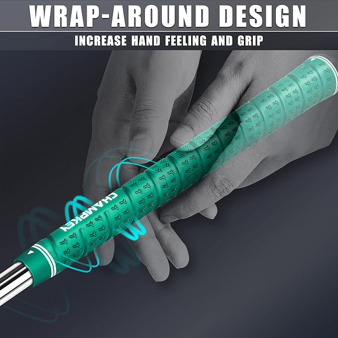 CHAMPKEY WRAP-Y Rubber Golf Grips 13 Pack Come - Image 3