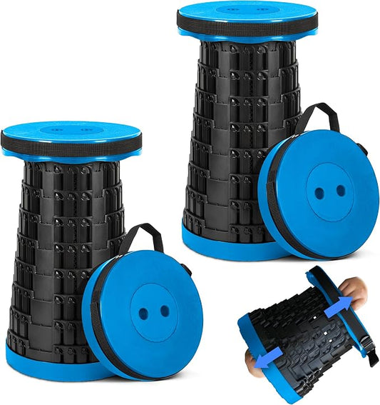 2-Pack 2025 Upgraded Collapsible Stool, Max 620lb Portable Folding Stool by PrestigeOutback